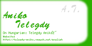 aniko telegdy business card